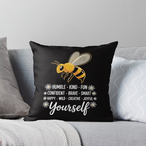 Item preview, Bee Happy Kind Brave Humble Smart Positive Bumblebee designed and sold by demarioTTS.
