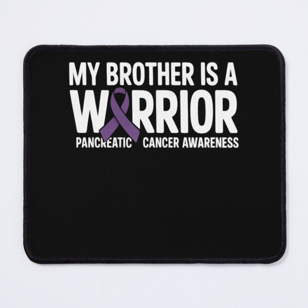 Item preview, My Brother is a Warrior Pancreatic Cancer Awareness designed and sold by catsdothingz.