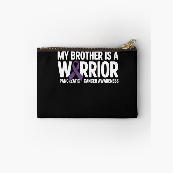 Item preview, My Brother is a Warrior Pancreatic Cancer Awareness designed and sold by catsdothingz.