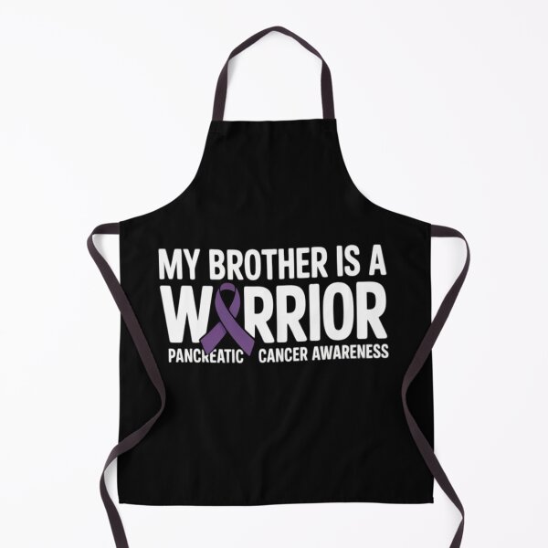 Item preview, My Brother is a Warrior Pancreatic Cancer Awareness designed and sold by catsdothingz.