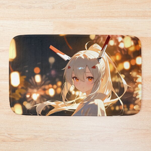 Item preview, Ayanami in Yukata under Summer Fireworks Azur Lane Anime Girl designed and sold by Tokyonomad.