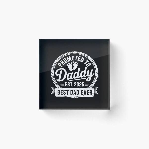 Item preview, Promoted to Daddy Papa Est 2025 Soon to be Dad Fathers Day  designed and sold by RsFilsingerArt.