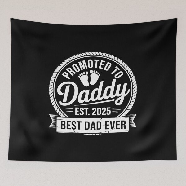 Item preview, Promoted to Daddy Papa Est 2025 Soon to be Dad Fathers Day designed and sold by RsFilsingerArt.