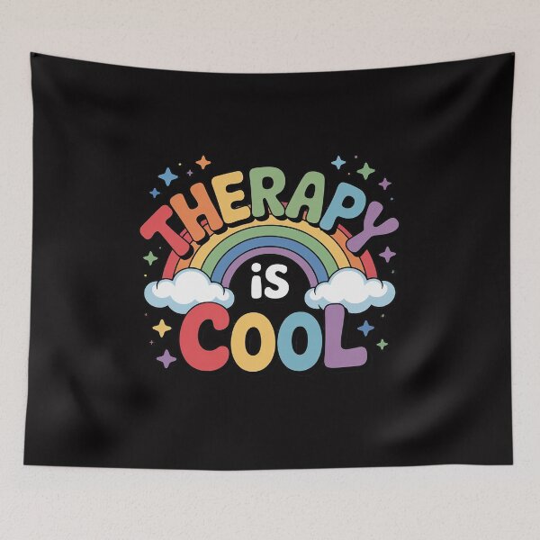 Item preview, Therapy Is Cool ! End the Stigma Mental Health Awareness designed and sold by demarioTTS.