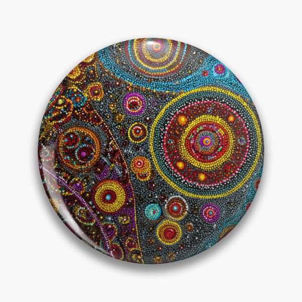 Item preview, Aboriginal Inspired Dot Art - Mystical Dreamtime Circles designed and sold by GrinGalore.