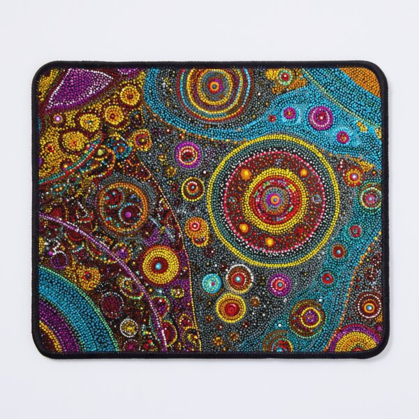 Item preview, Aboriginal Inspired Dot Art - Mystical Dreamtime Circles designed and sold by GrinGalore.