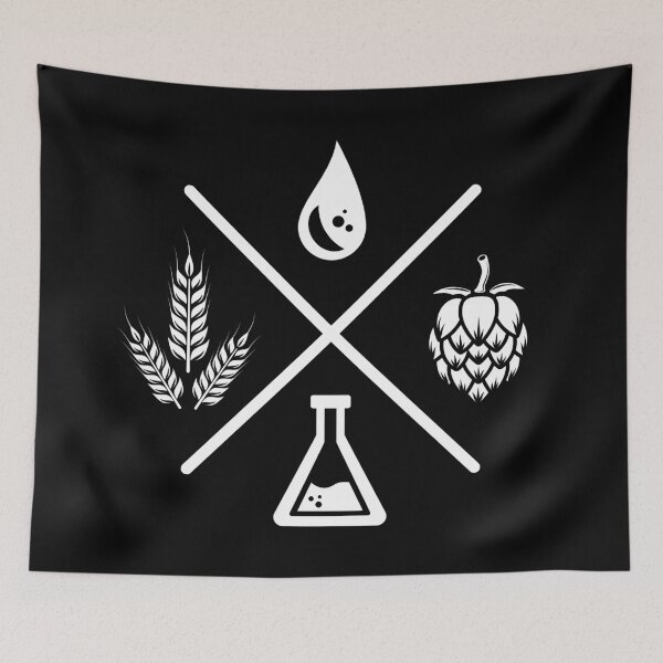 Item preview, Beer Ingredients (white) designed and sold by DKdesigns27.