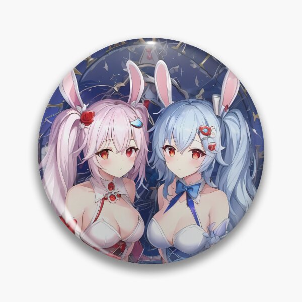 Item preview, Anime Laffey Azur Lane Game Bunny Night Pastel Clock Fantasy Charm designed and sold by Tokyonomad.