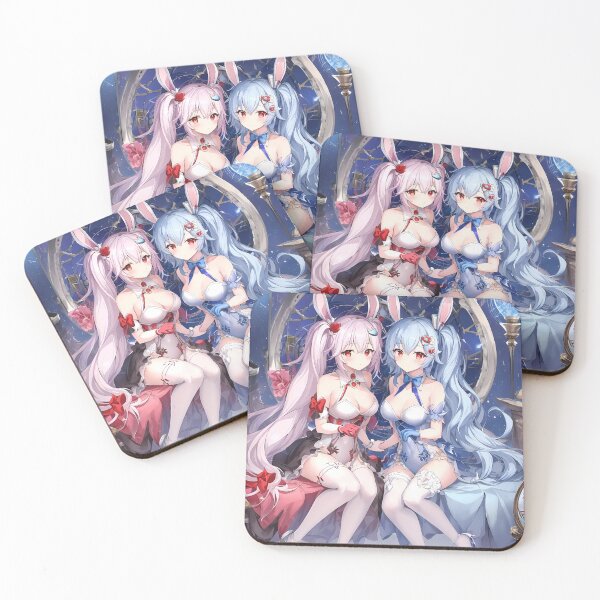 Item preview, Anime Laffey Azur Lane Game Bunny Night Pastel Clock Fantasy Charm designed and sold by Tokyonomad.