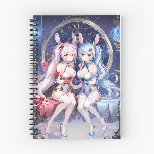 Item preview, Anime Laffey Azur Lane Game Bunny Night Pastel Clock Fantasy Charm designed and sold by Tokyonomad.