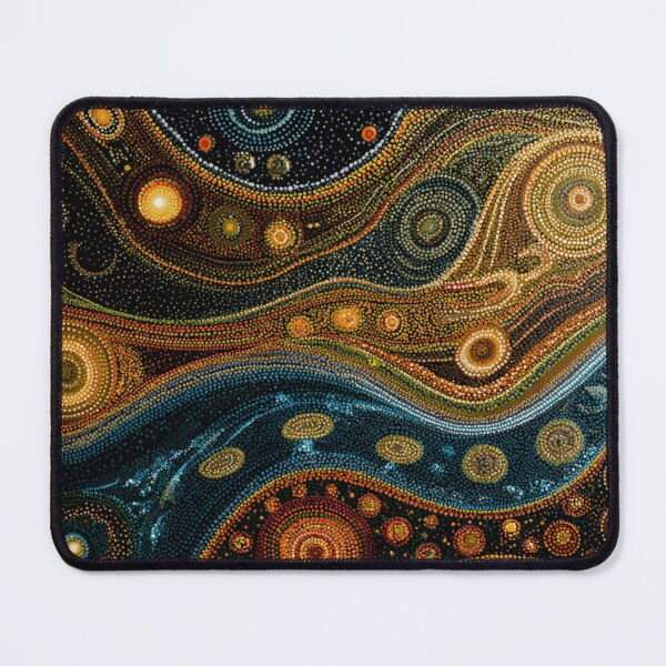 Item preview, Aboriginal Inspired Dot Art - Dream Lines designed and sold by GrinGalore.
