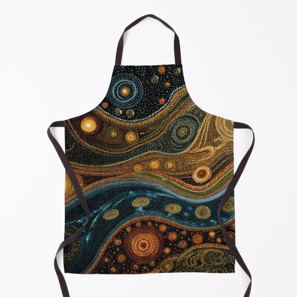 Item preview, Aboriginal Inspired Dot Art - Dream Lines designed and sold by GrinGalore.