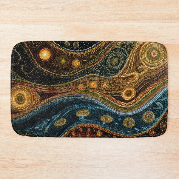 Item preview, Aboriginal Inspired Dot Art - Dream Lines designed and sold by GrinGalore.