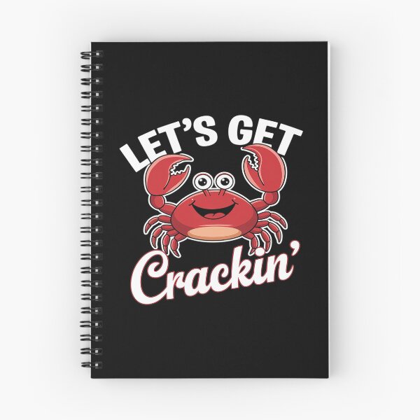 Item preview, Let's Get Crackin - Funny Crab Eater Seafood Lover Crab Boil  designed and sold by RoyTill0Art.