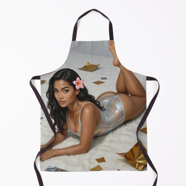 Item preview, Shanti silver floral bodysuit hair gold paper art designed and sold by CathryneDelamort.