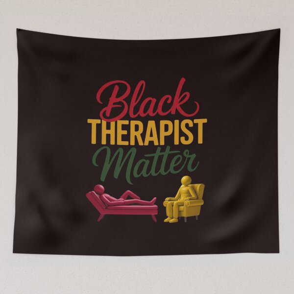 Item preview, Black Therapist Matter designed and sold by hettingerchaim.