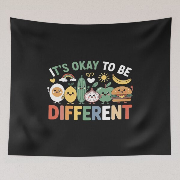 Item preview, It's Okay To Be Different Cute Diversity back to school designed and sold by Rackaam.