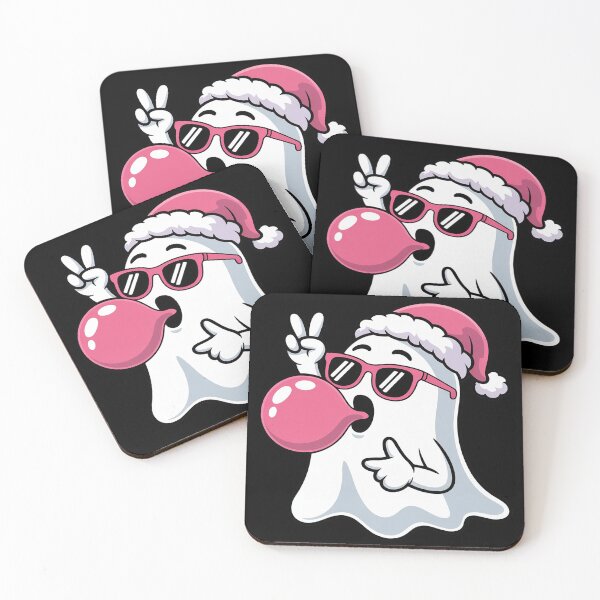 Item preview, Ghost Blowing Bubblegum and Santa Hat Halloween Toddler designed and sold by Voidbinder.