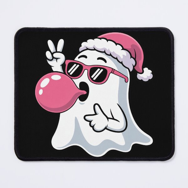 Item preview, Ghost Blowing Bubblegum and Santa Hat Halloween Toddler designed and sold by Voidbinder.