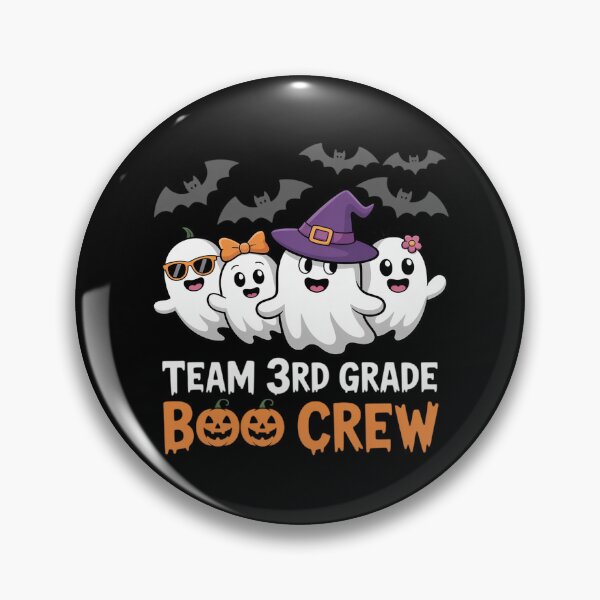 Item preview, Ghost Boo Crew Halloween Costume for Team 3rd Grade designed and sold by Voidbinder.