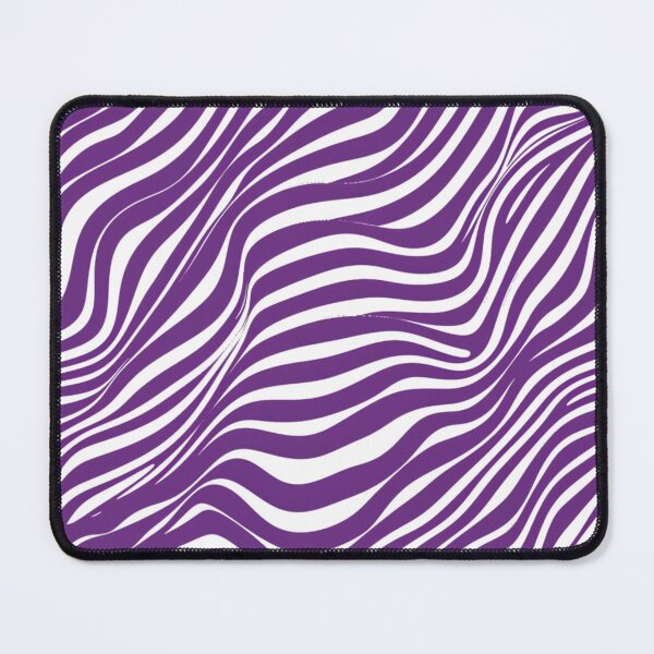 Item preview, Psychedelic Purple Zebra Wave Pattern designed and sold by weirdfishes123.