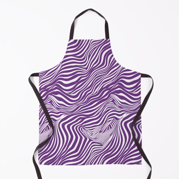 Item preview, Psychedelic Purple Zebra Wave Pattern designed and sold by weirdfishes123.