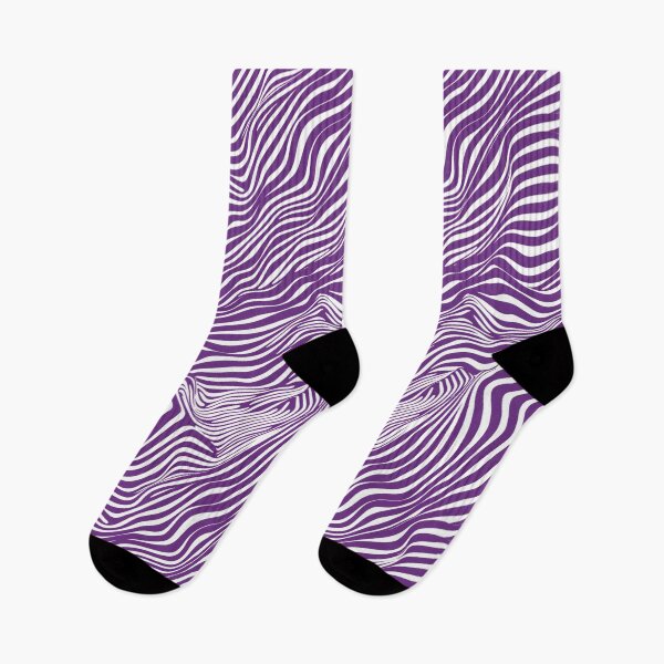 Item preview, Psychedelic Purple Zebra Wave Pattern designed and sold by weirdfishes123.