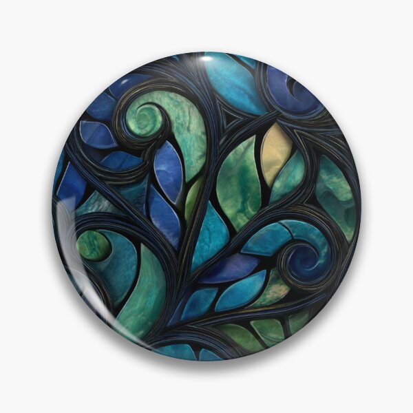 Item preview, Zealand Māori Paua Pattern Koru Design 702 designed and sold by GrinGalore.