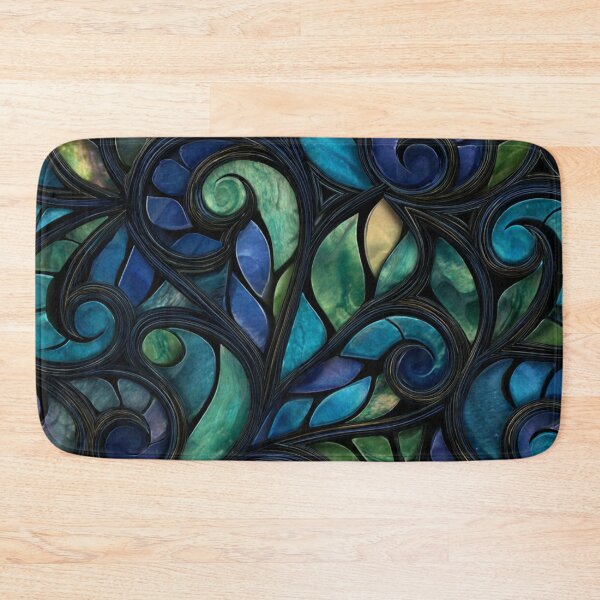 Item preview, Zealand Māori Paua Pattern Koru Design 702 designed and sold by GrinGalore.