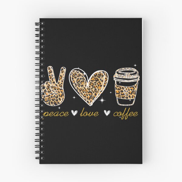 Item preview, Leopard Peace Love Coffee Lovers Hippie gifts designed and sold by HeatherJanis.