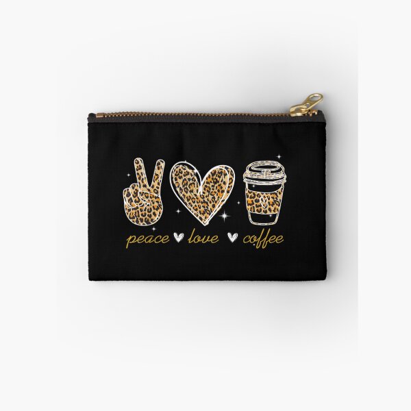 Item preview, Leopard Peace Love Coffee Lovers Hippie gifts designed and sold by HeatherJanis.