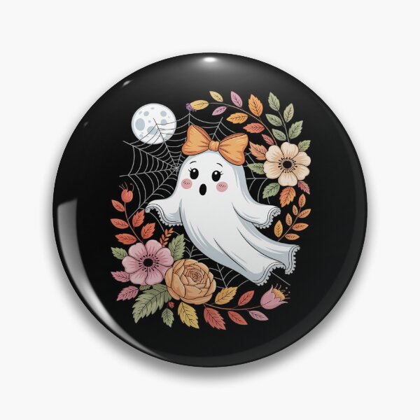 Item preview, Ghost Boo In Boojee Cute Lace Ghost Halloween Florals designed and sold by Voidbinder.