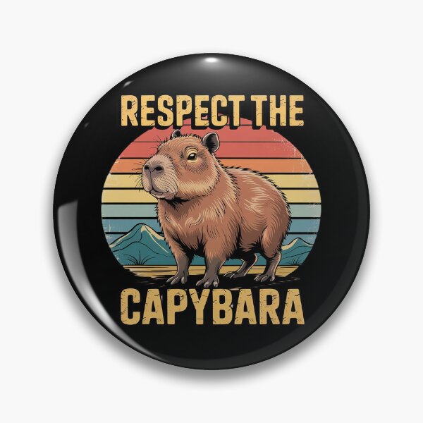 Item preview, Respect The Capybara Capy Rodent Animal Men Women Kids  designed and sold by RsFilsingerArt.