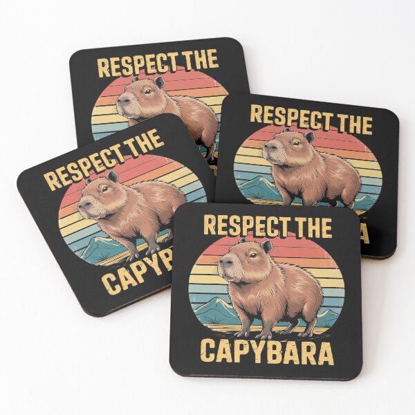 Item preview, Respect The Capybara Capy Rodent Animal Men Women Kids  designed and sold by RsFilsingerArt.