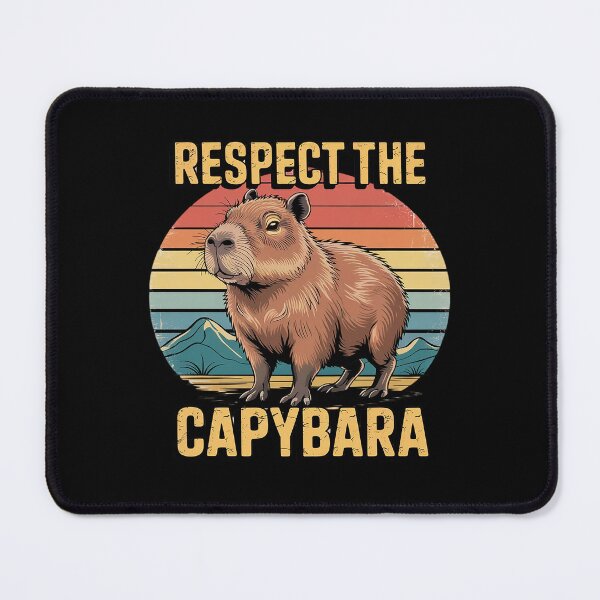 Item preview, Respect The Capybara Capy Rodent Animal Men Women Kids  designed and sold by RsFilsingerArt.