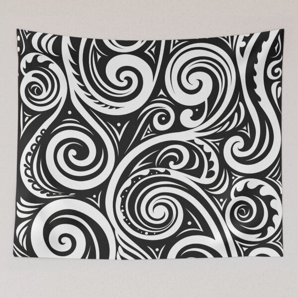 Item preview, Zealand Māori Paua Pattern Koru Design 703 designed and sold by GrinGalore.