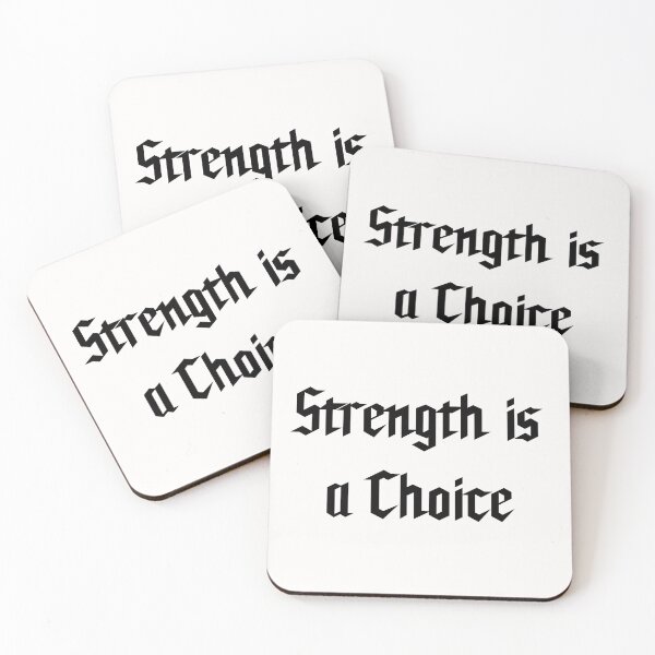 Item preview, Copy of Strength is a Choice  designed and sold by Fire TheMann.