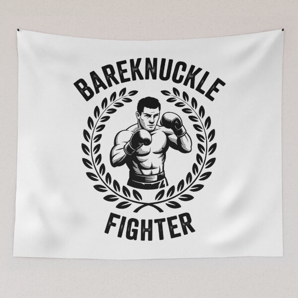 Item preview, Bareknuckle Fighter Boxing Distressed Laurel Wreath designed and sold by EllenJast.