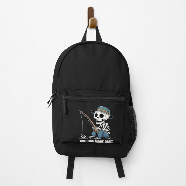 Item preview, Just One More Cast Quote Funny Skeleton Fishing designed and sold by Rackaam.