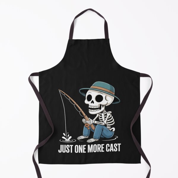 Item preview, Just One More Cast Quote Funny Skeleton Fishing designed and sold by Rackaam.