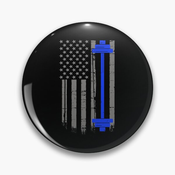 Item preview, American Flag Barbell Gym Weightlifting Design designed and sold by GetGoodFit.