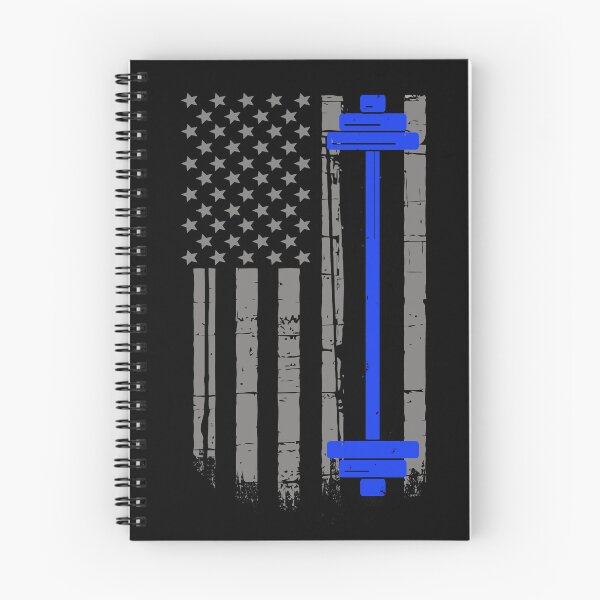 Item preview, American Flag Barbell Gym Weightlifting Design designed and sold by GetGoodFit.