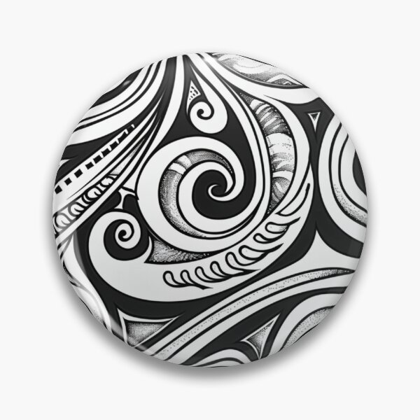 Item preview, Zealand Māori Paua Pattern Koru Design 704 designed and sold by GrinGalore.