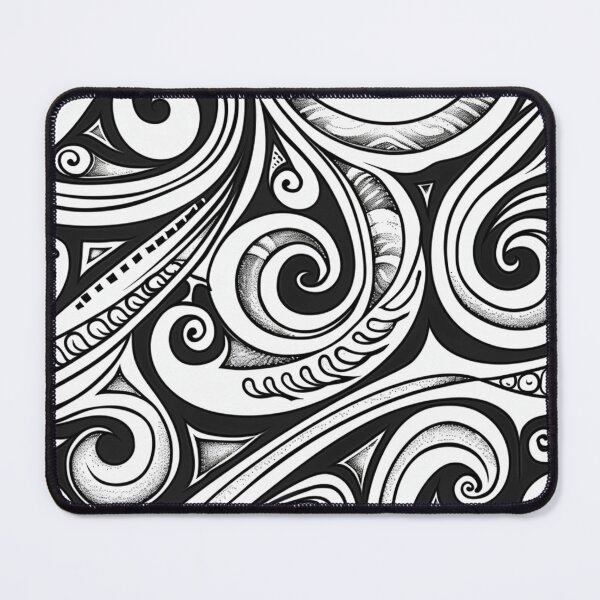 Item preview, Zealand Māori Paua Pattern Koru Design 704 designed and sold by GrinGalore.
