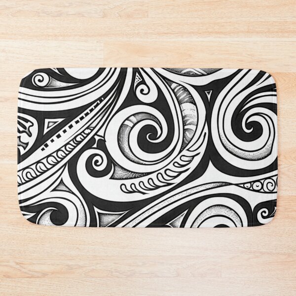 Item preview, Zealand Māori Paua Pattern Koru Design 704 designed and sold by GrinGalore.