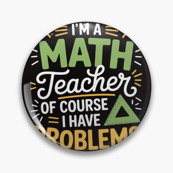 Item preview, Math Teacher School Class Problem designed and sold by BotboutiquePre.