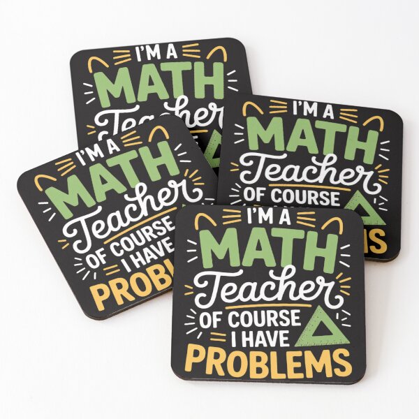 Item preview, Math Teacher School Class Problem designed and sold by BotboutiquePre.
