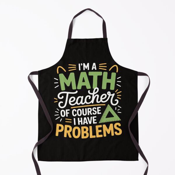 Item preview, Math Teacher School Class Problem designed and sold by BotboutiquePre.
