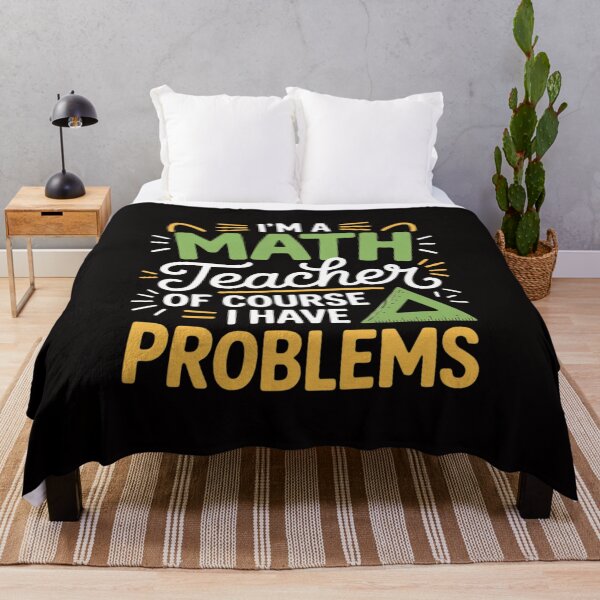 Item preview, Math Teacher School Class Problem designed and sold by BotboutiquePre.