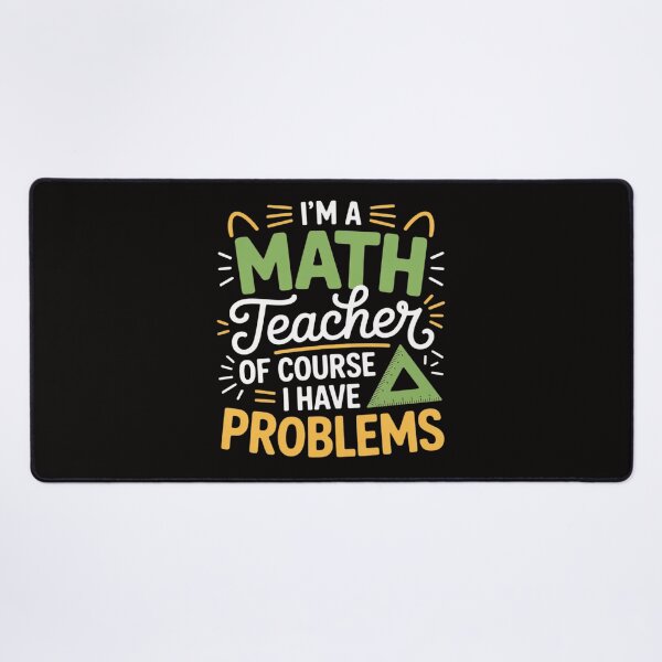 Item preview, Math Teacher School Class Problem designed and sold by BotboutiquePre.